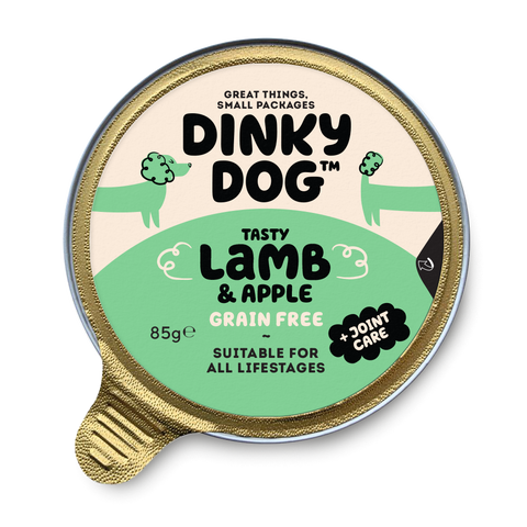 Dinky Dog Lamb & Apple Wet Dog Food 85g