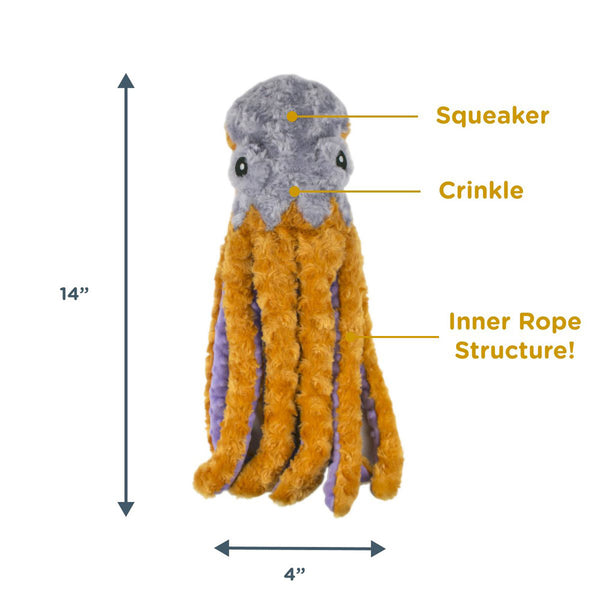 Tall Tails Octopus Dog Toy