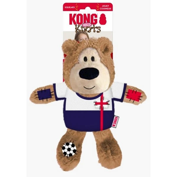KONG England Bear – Wild Knots Limited Edition – Football World Cup 2026
