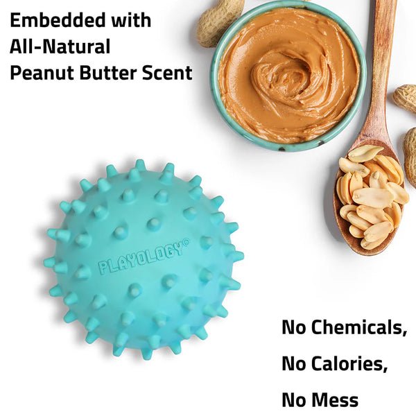 Playology Spiky Ball - Peanut Butter Scented