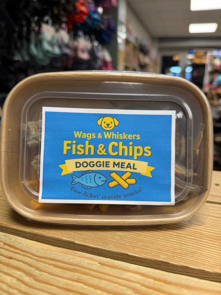 Wags & Whiskers Good Friday Fish & Chips Takeaway Doggie Meal