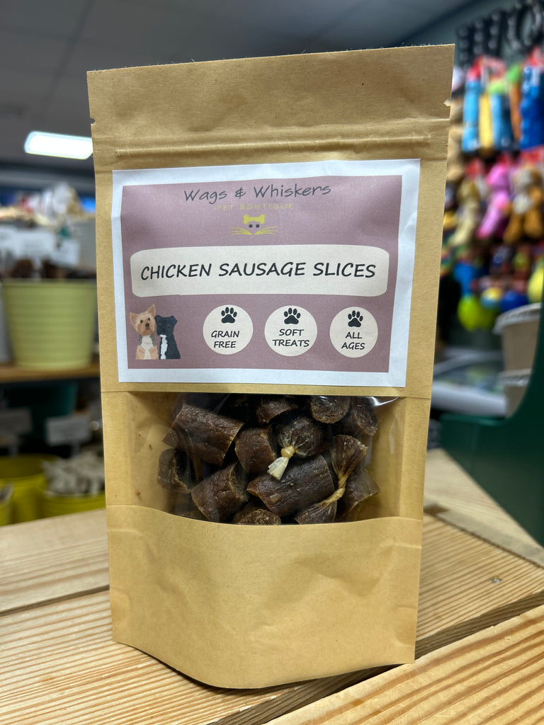 Wags & Whiskers Chicken Sausage Slices