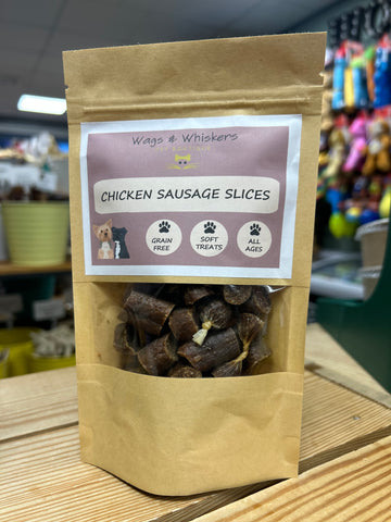 Wags & Whiskers Chicken Sausage Slices