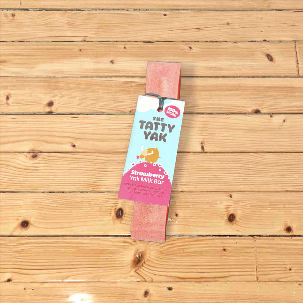 The Tatty Yak - Strawberry Yak Chew (Large)