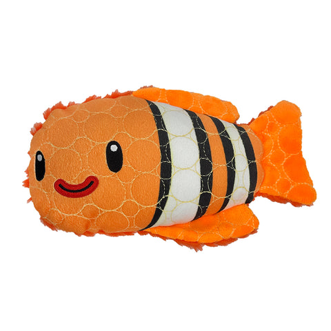 Bite Force Built w. Kevlar Tough Plush - Clown Fish