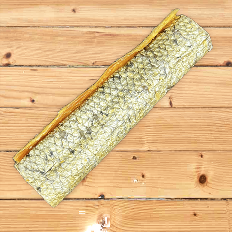 Salmon Skin with Meat